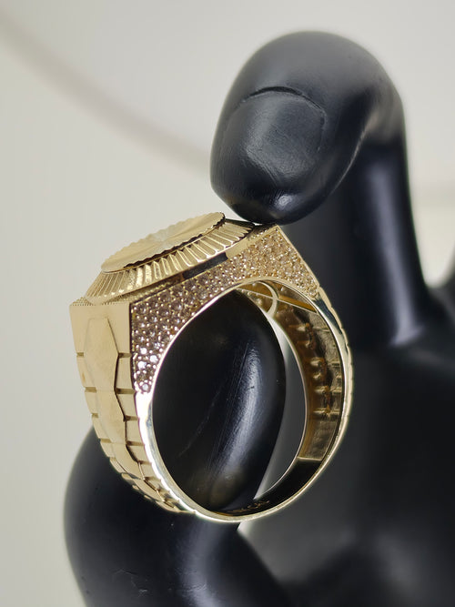 Anillo Sello Solar 10k