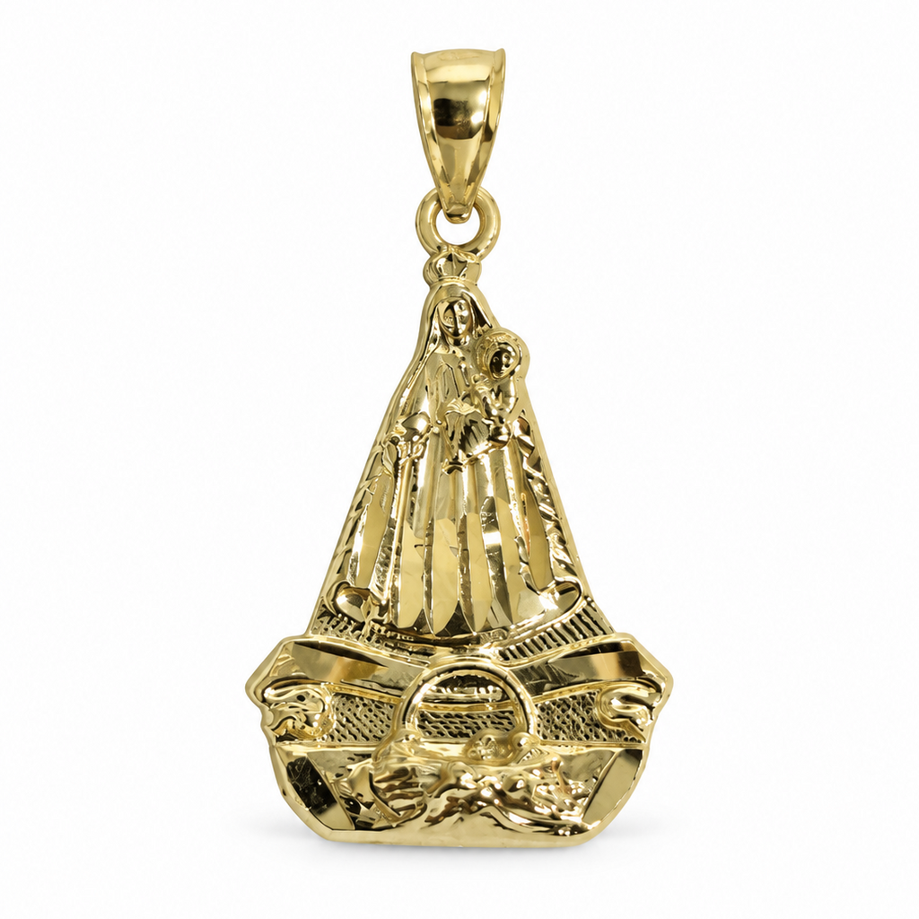 Virgen de la Caridad del Cobre en Oro 10K