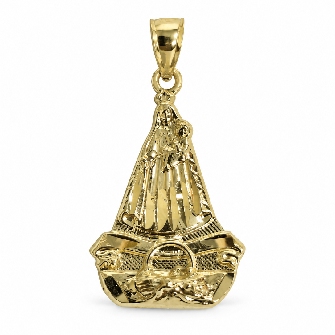 Virgen de la Caridad del Cobre en Oro 10K