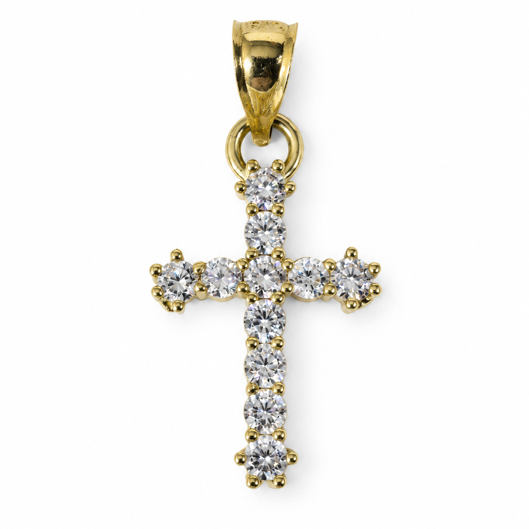 Cruz de Circones en Oro 10K