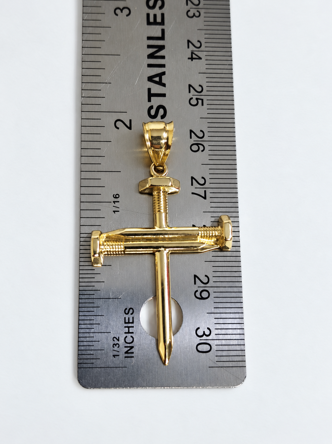 Cruz de Clavos en Oro 10K