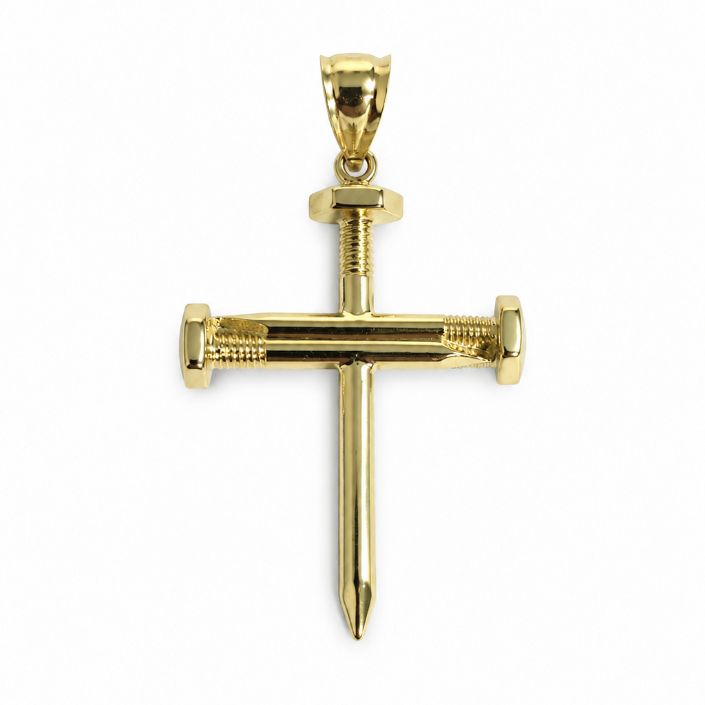 Cruz de Clavos en Oro 10K