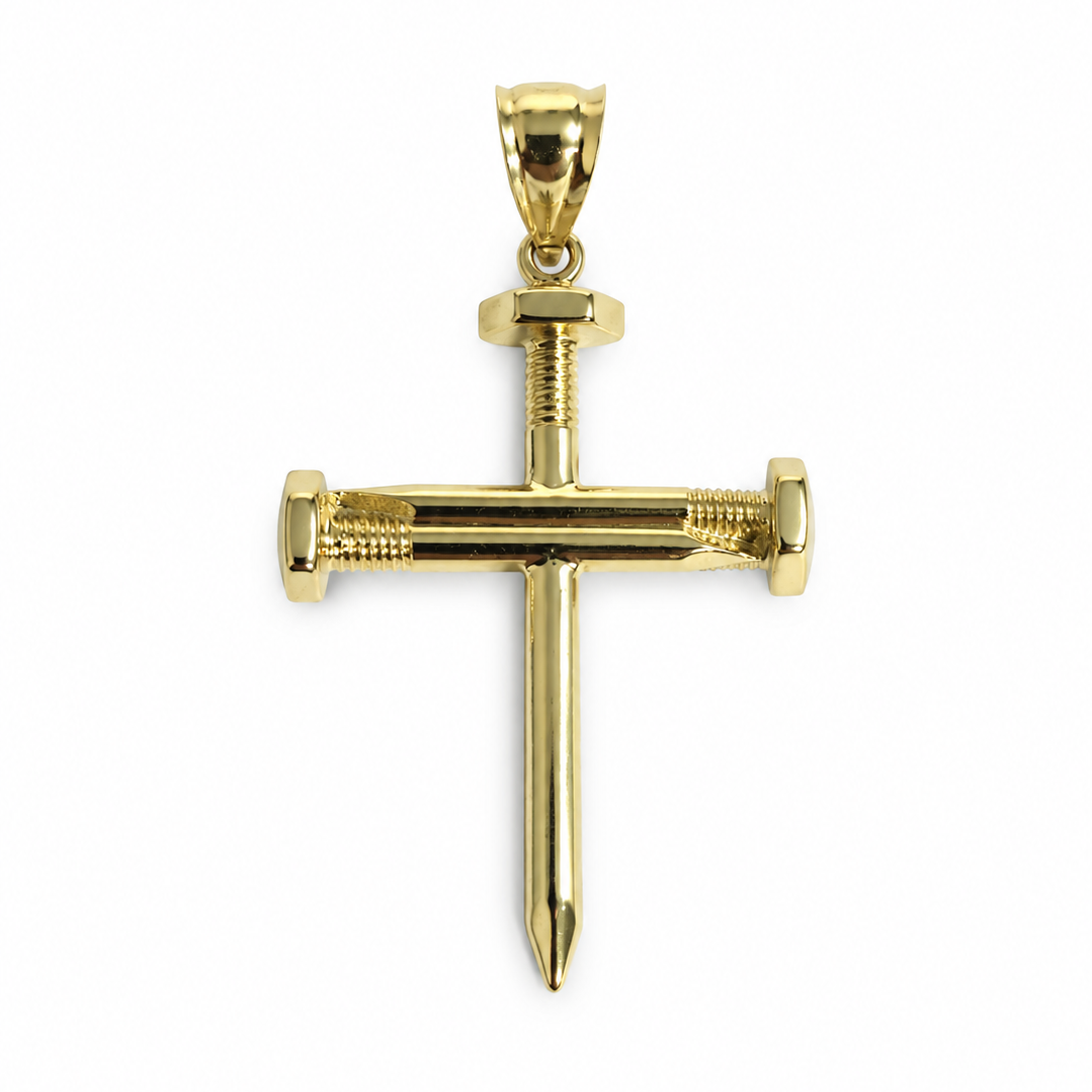 Cruz de Clavos en Oro 10K
