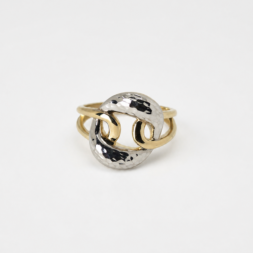 Anillo Lazo Eterno de Oro 10K
