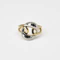 Anillo Lazo Eterno de Oro 10K