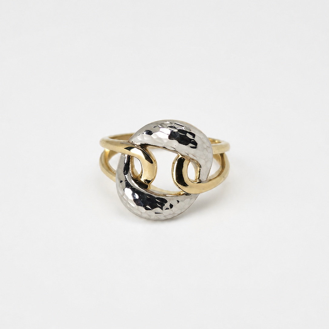 Anillo Lazo Eterno de Oro 10K