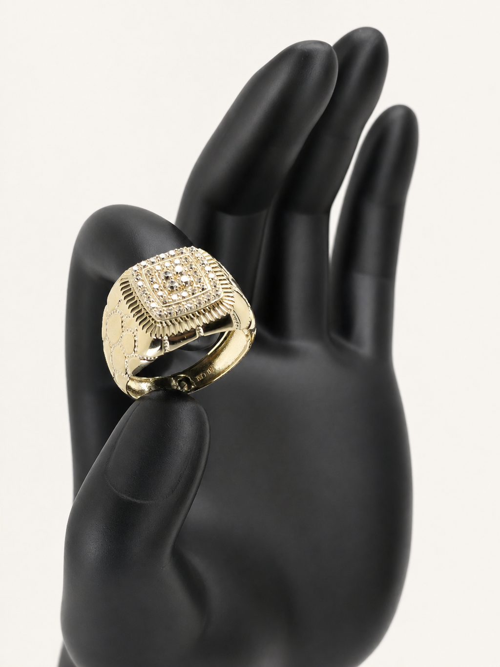 Anillo Nugget Fortaleza 10k