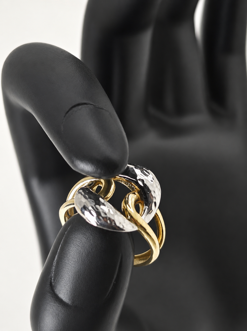 Anillo Lazo Eterno de Oro 10K