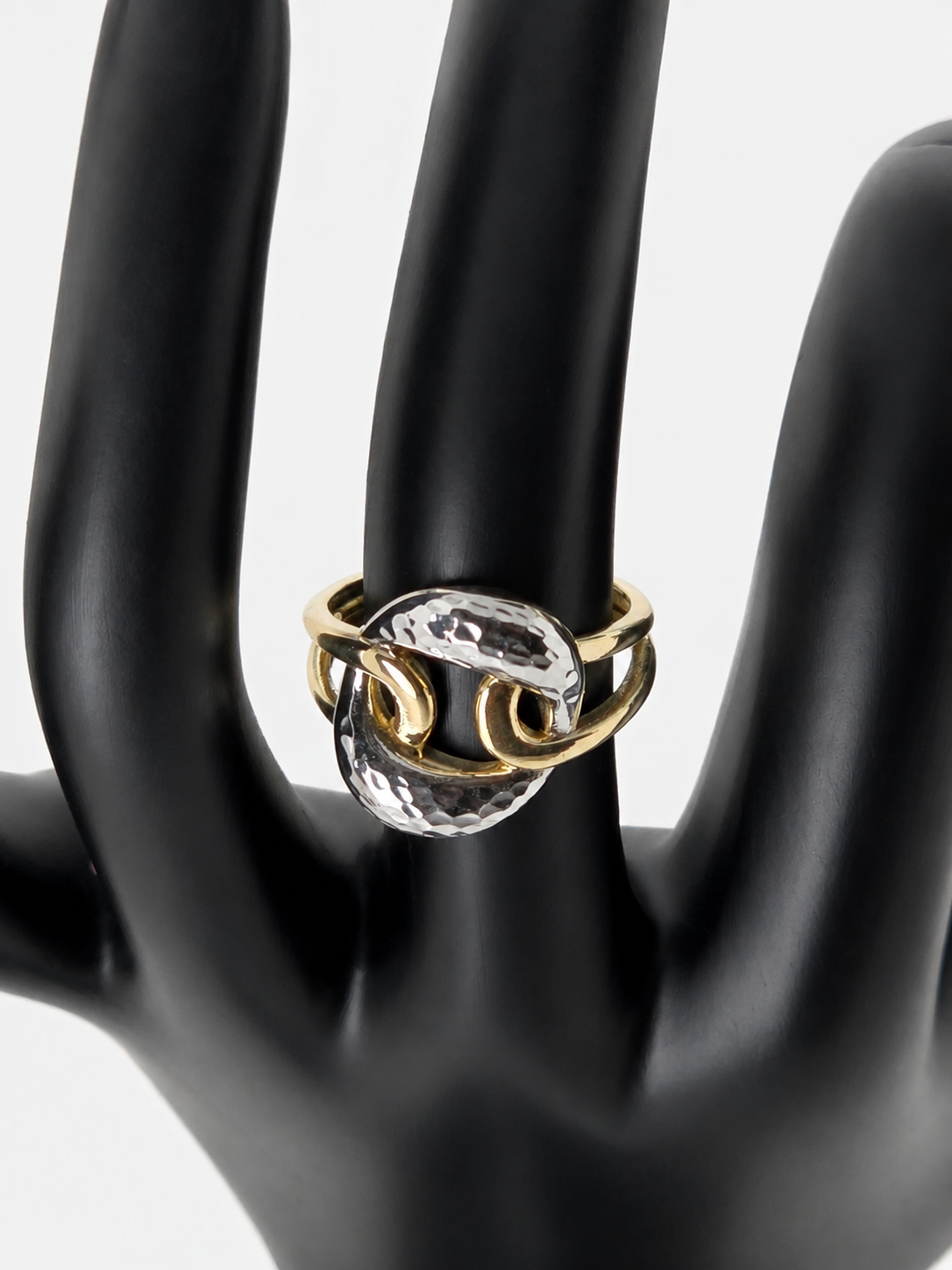 Anillo Lazo Eterno de Oro 10K