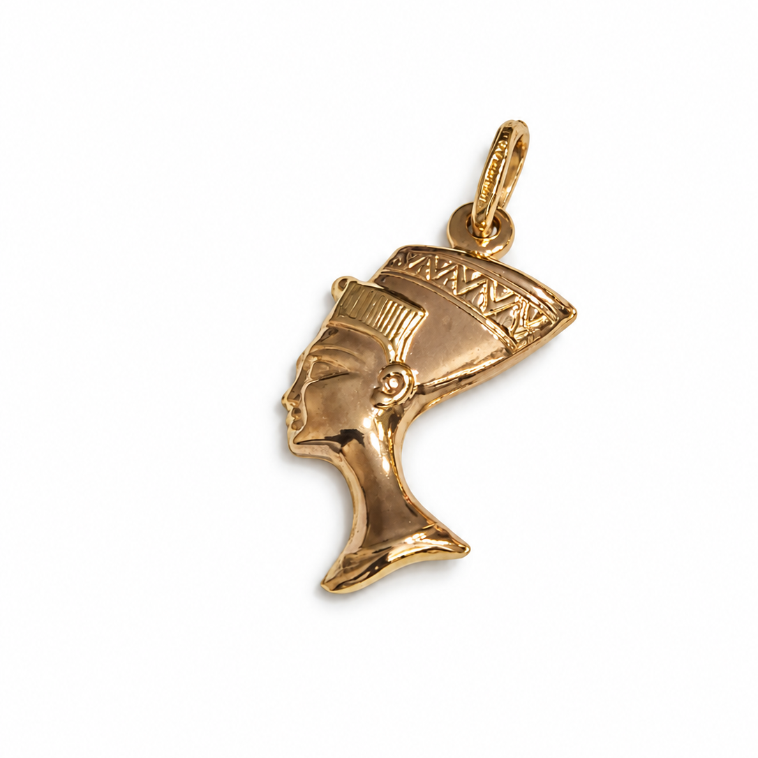 Reina Nefertiti en oro 10K