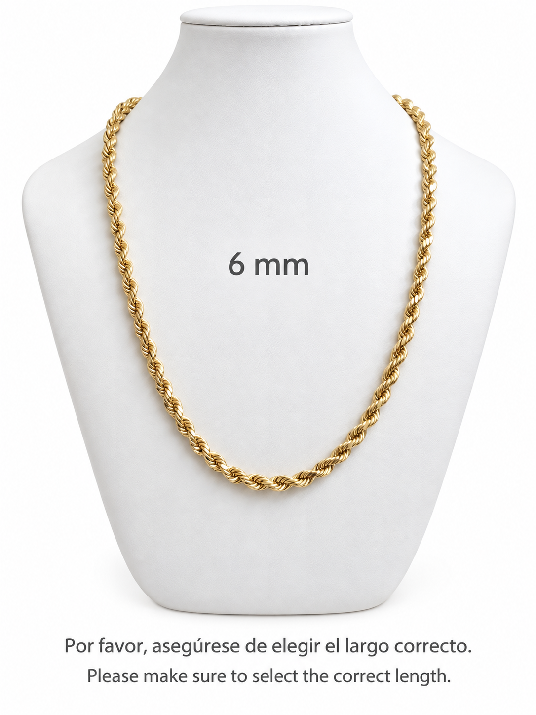 10K gold hollow cable chain