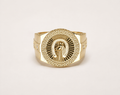 Anillo Corcel Dorado 10k