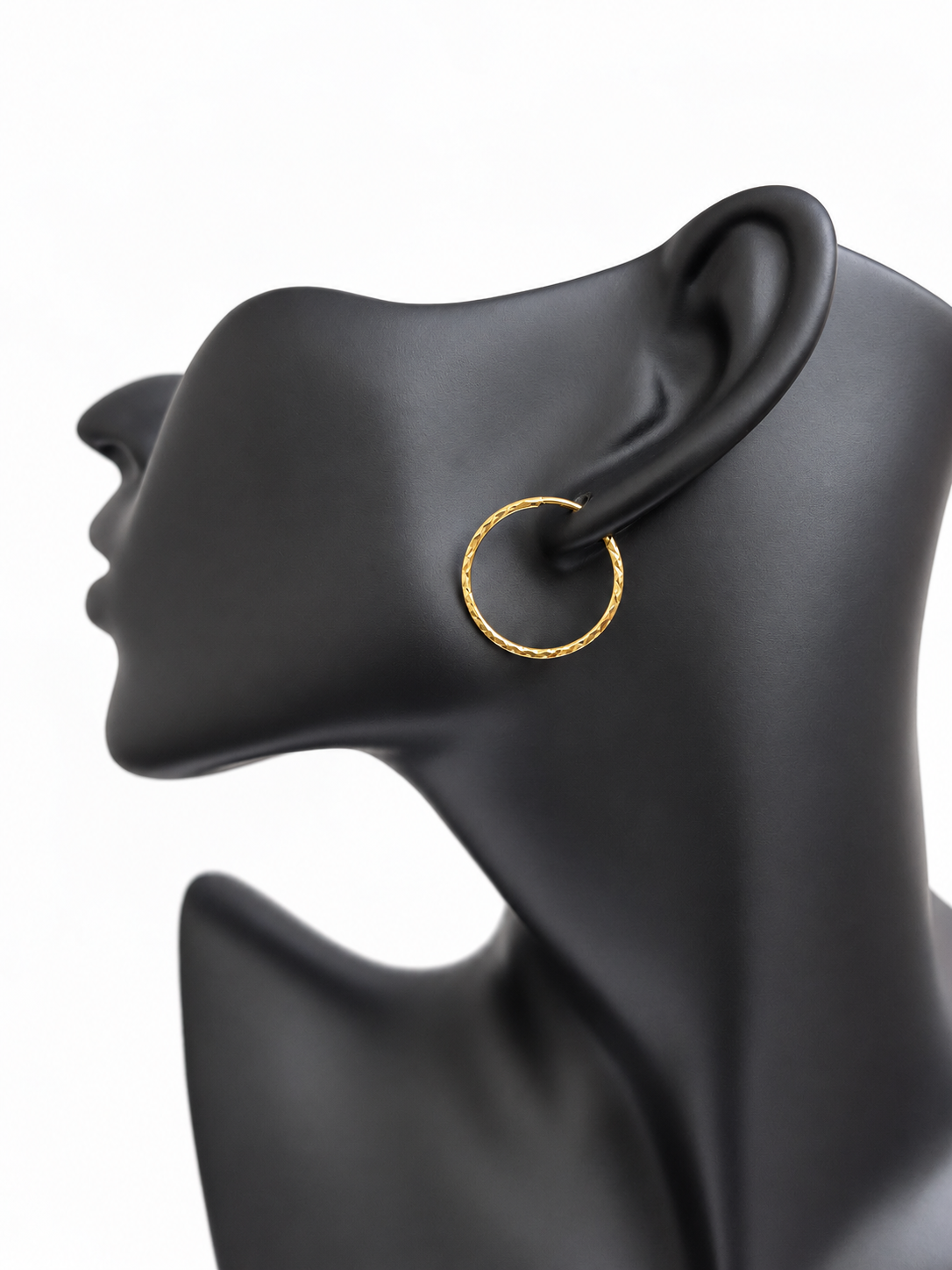 Argollas Destello Fino de Oro 10K