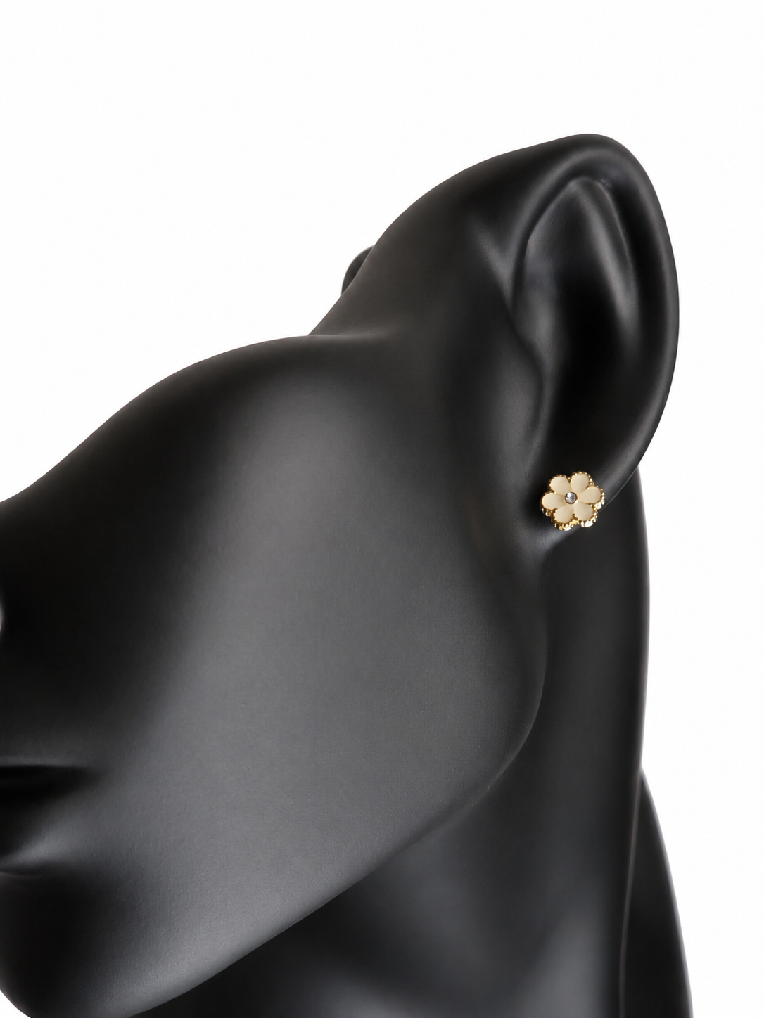 Aretes Margarita Blanca