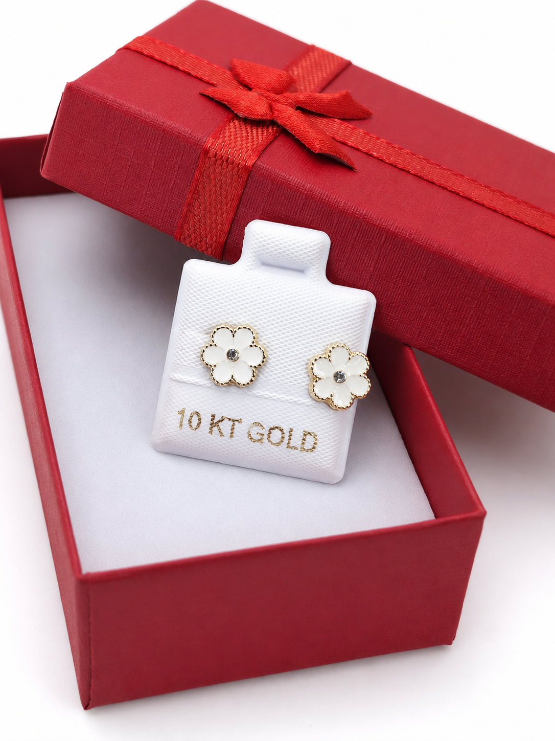 Aretes Margarita Blanca