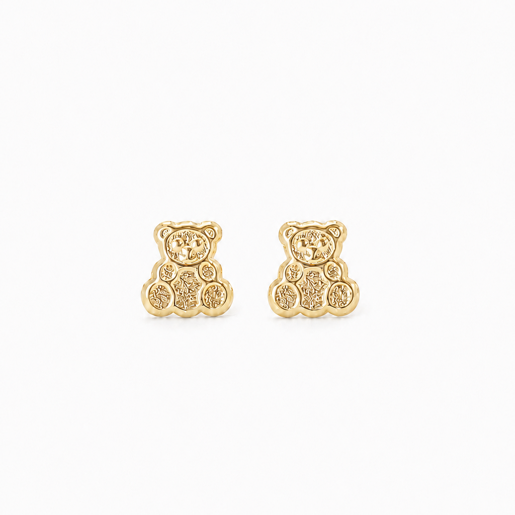 Aretes Osito Dorado