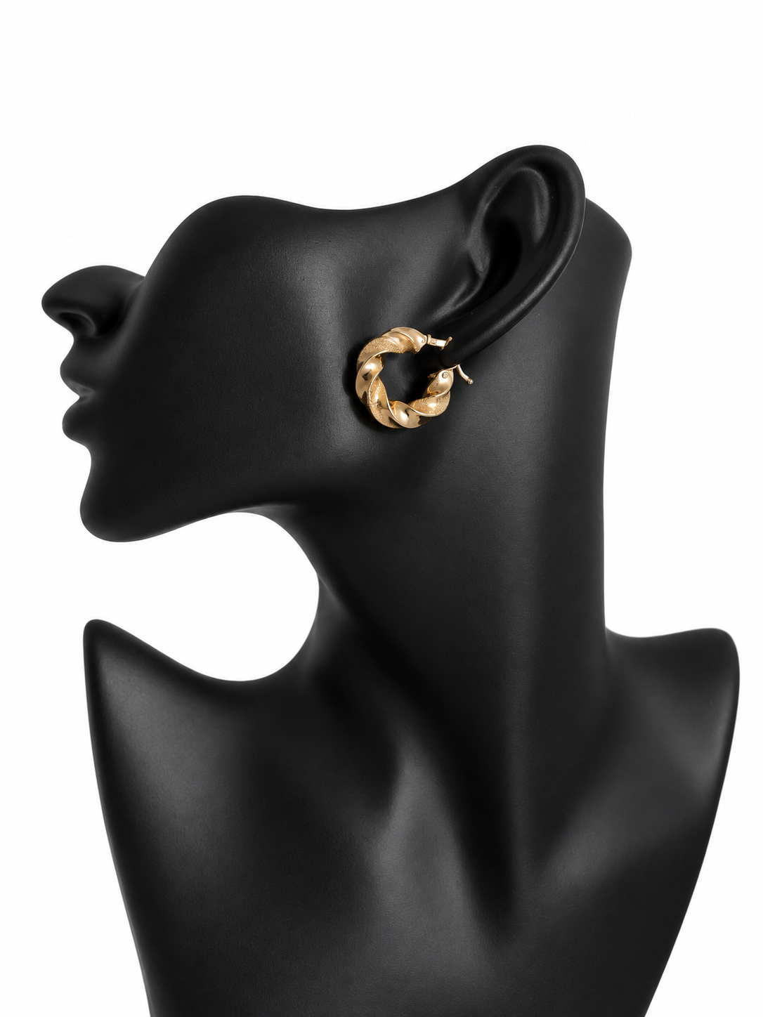 Argollas Torcidas Diamantadas